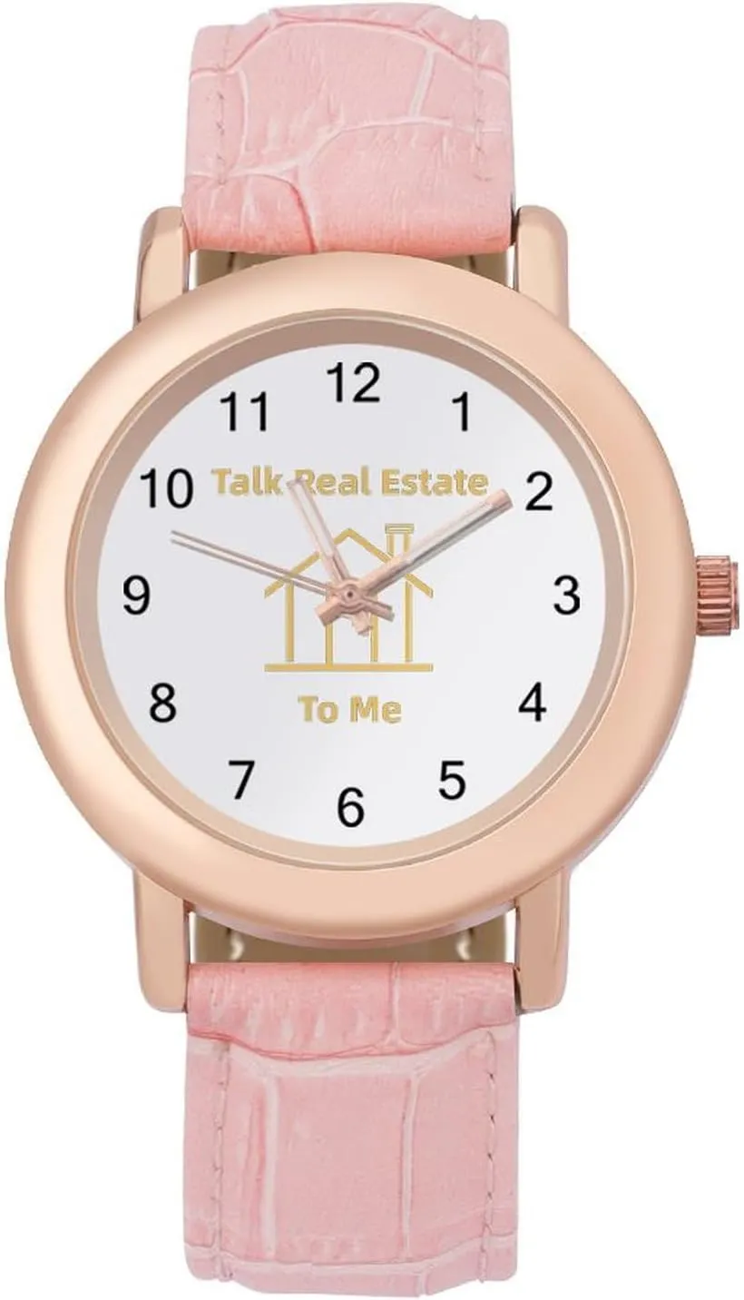 Watches for Women Cute Wrist Watch Nurses Teachers Mother Thanksgiving Day Talk Real Estate to ready noticeable institute solely laugh so-called Me Fashion Casual 
