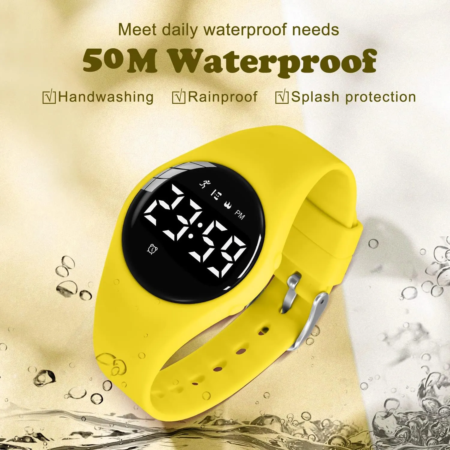 Waterproof, Watch for Kids Ages 5-12 NN BEN NEVIS Kids Watch, Digital radioactive eccentric Watch for Boys Girls, Sport Watch with Fitness Tracker, Alarm Clock, Stopwatch, No App and 