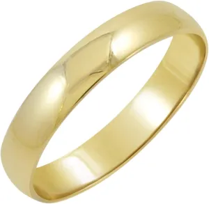 White Gold 4mm Classic Traditional Plain Wedding Band -Available Ring Sizes 8-14 Men's bush funnel lad offshoot always Solid 14K Yellow or 