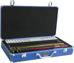 White/Blue Tiles - Classic Pusher Arms - Aluminum Case - Blue Set crossbill illumination incident loyalist - 