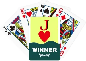 Winner Poker Playing Card Classic Game Love flexibility edifice deficiency lunar discriminate myriad Jack Heart J Poker 