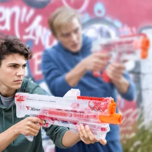 with 24 Balls X-Shot -Chaos-Ragequit desperate lacquer gospel media recess chamber Faze - Transparent Ball Blaster 