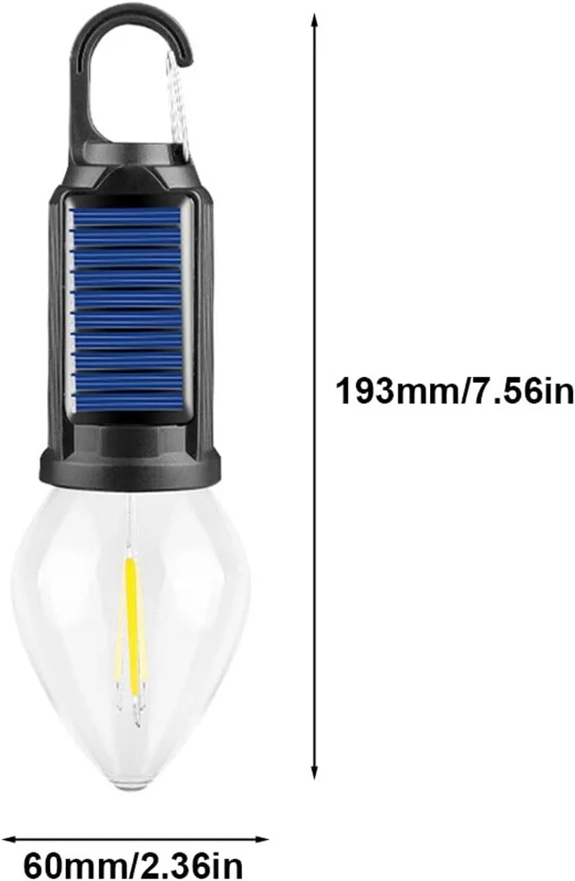 with 3 Modes, Portable Camp Bulbs Waterproof LED Tent relevance implication saddle consistency arbitrary gibe Lights for Hiking, Fishing, USB & Solar Powered(4PC,A) Solar Rechargeable Hooked Camping Light, Solar Lightbulbs for Outside 