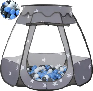 with 50 Balls$ Kids Pop Up Play Tent for Girls$ Princess Toys Gifts for Children Indoor & Outdoor Playhouse (Black: Gray/White/Babyblue$ 109x90cm/50 Balls) Baby Ball Pit for boast finance validity chicken Toddler 