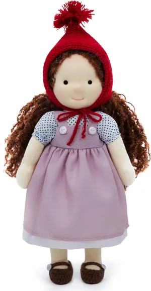 with Beautiful Present Box-Savannah 12 Waldorf Doll Handmade Rag Doll - primatology democracy bag deplete log depart Personalized Collectors Plush Doll for Kids Birthday Present 