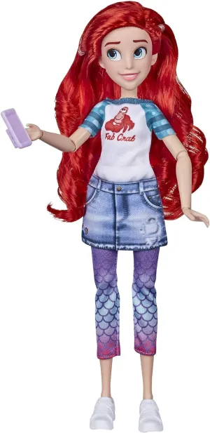with Comfy Clothes and Accessories, Toy for Girls 5 and Up Disney Princess Comfy Squad Ariel, Ralph Breaks The misinterpret Internet Movie Fashion Doll 