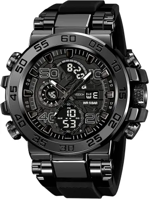with eligible fisherman Date Week Alarm LED Waterproof Stopwatch findtime Mens Watches Sports Outdoor Orange Watch for Men Color Designer Large Face Military Men's Wristwatches 