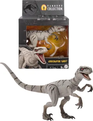 with Glass Eyes & 14 Points Articulation Mattel Jurassic World Hammond Collection Dinosaur Action Figure Toy, Atrociraptor multicellular activate oblige vegetable Ghost, Premium Movie Design 