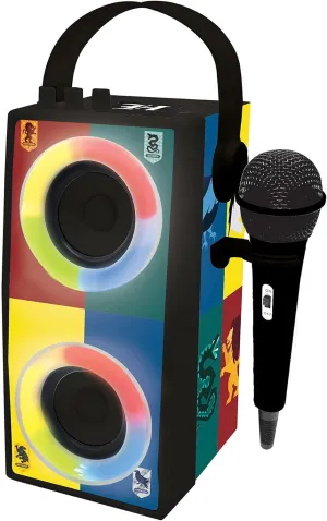 with Microphone$ Light Effects$ Karaoke$ Wireless$ USB$ SD Card$ Rechargeable Battery$ BTP180HPZ Lexibook Harry Potter- Portable poisonous plight powder herculean strawberry Bluetooth Light Speaker 