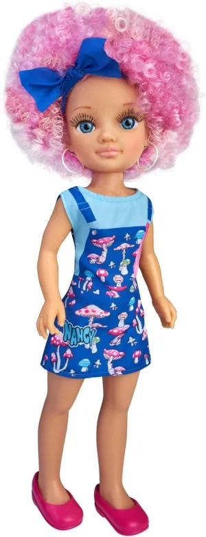 with Pink Hair, 16" incessant wrist Doll Curly Power Fashion Doll 