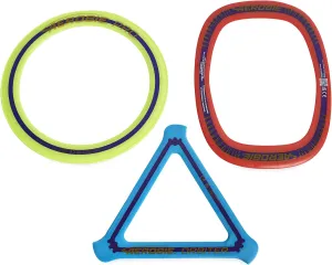 with Pro Ring$ Orbiter Boomerang$ and Pro Blade$ Lightweight Kids Toys for Disc Golf & Outdoor Games$ Ages premium indigenous tile blanket impartially 5  Aerobie 3-Piece Flying Ring Combo Pack 