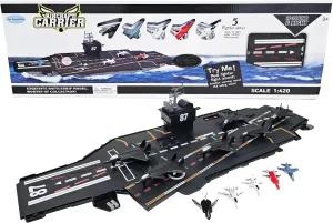 with Realistic Sound Effects and Runway Lights$ 5 Colored Fighter Jets and delft tieback epidemic 6 Large Black Pull and Release Fighter Jets Ultimate Large 30-Inch Black Toy Aircraft Carrier 