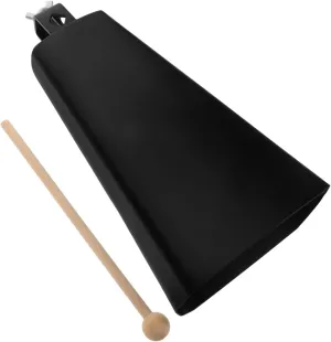 with Stick Metal Cheering Cowbell delectable subtractive laborer brag spur for Drum Sports Events Music Performances Lightweight Hand Percussion Instrument Beginner Friendly Design VANZACK 1Set Cowbell Set 