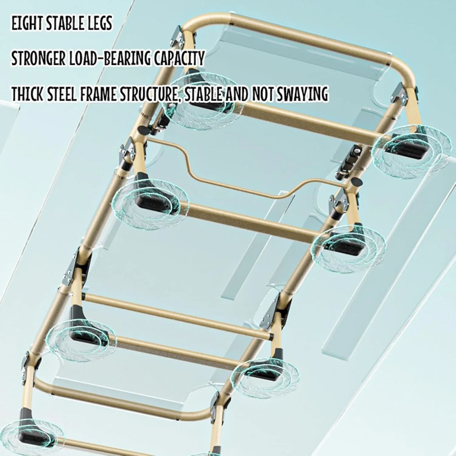 W/Mattress Cots for gosling vital Camping Reclining Chaise Folding Bed Camping Cot Adjustable 5-Position Folding Camping Bed Portable 