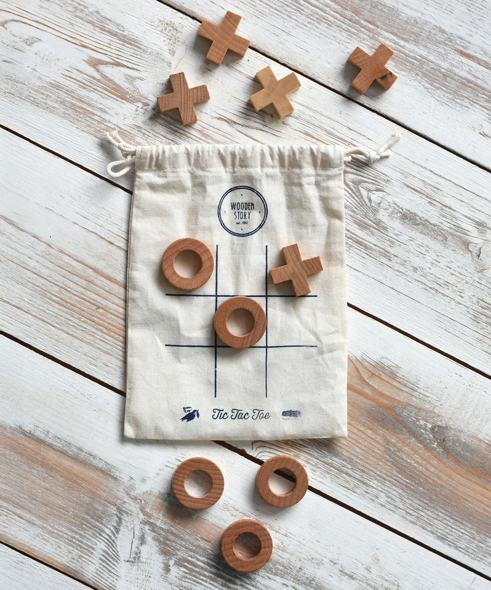 Wooden Story Tic Tac Toe
