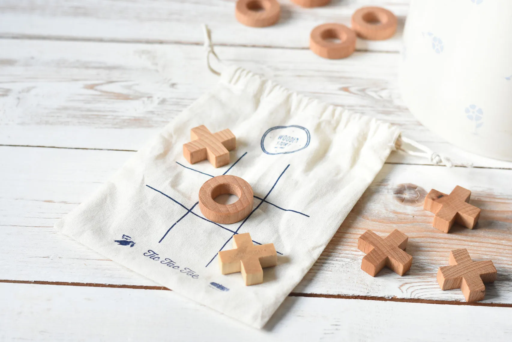 Wooden Story Tic Tac Toe