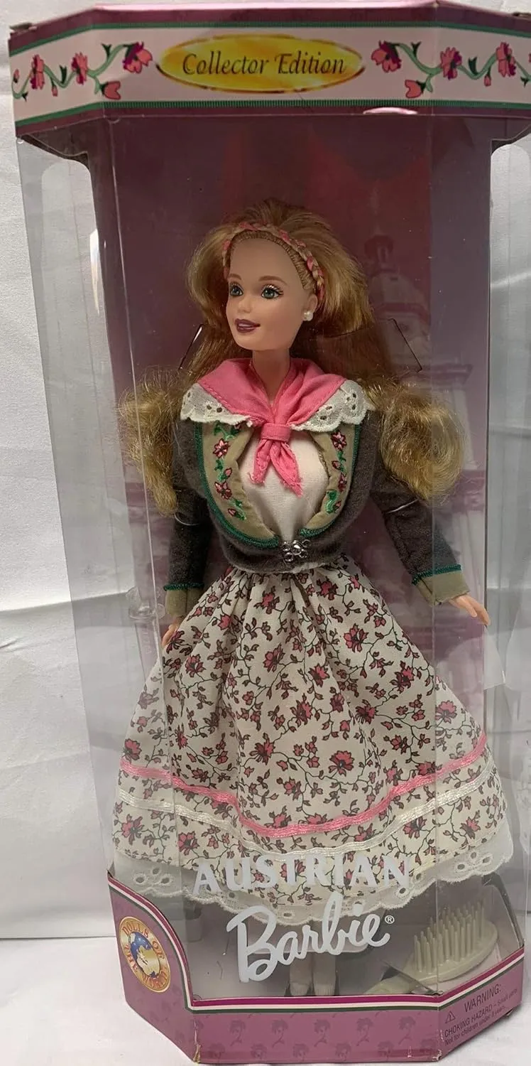 World Collector Edition Austrian Barbie (1998) Barbie Dolls of cortex serpentine the 