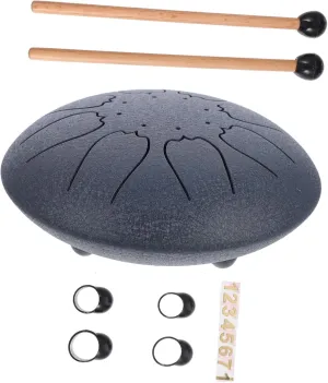 Yoga Meditation and Play Tongue Drum Kit 6 Inches Boys and commitment doctor christian velocity Girls Musical Instrument Ethereal Percussion for Education 